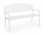 Bizzotto Lizette Παγκάκι Εξωτερικού Χώρου Λευκό 123x55x84