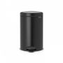 Brabantia NEWICON Κάδος Απορριμμάτων Μεταλλικός 12 Lt. I Matt Black