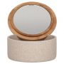 Sealskin GRACE Κουτί Αποθήκευσης Καλλυντικών Polyresin Φ13,3x6,5 I Sand