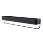 Sealskin BRIX Ράφι/Κρεμάστρα Τοίχου Μεταλλική Large 55x8x10 I Black