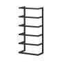 Sealskin CARRE Κρεμάστρα 5 Θέσεων Επιτοίχια Μεταλλική 24x12x48 I Black