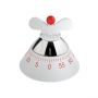 Alessi KITCHENTIMER Χρονόμετρο Κουζίνας Από Θερμοπλαστική Ρητίνη Λευκό 10,5x9 Εκ