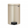 Brabantia NEWICON Κάδος Απορριμμάτων Μεταλλικός 12 Lt. I Metallic Gold