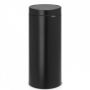 Brabantia TOUCH Κάδος Απορριμμάτων Μεταλλικός 30 Lt. I Matt Black