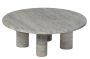 Blomus VOLOS Τραπέζι Σαλονιού Πέτρινο Ø75x26 - Silver Travertine Size Large Round