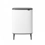 Brabantia BO Κάδος Απορριμμάτων Μεταλλικός 60 Lt. I White