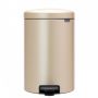 Brabantia NEWICON Κάδος Απορριμμάτων Μεταλλικός 20 Lt. I Metallic Gold