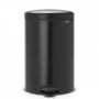 Brabantia NEWICON Κάδος Απορριμμάτων Μεταλλικός 20 Lt. I Matt Black