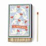 Paddywax A DOPO 75 Σπίρτα Ασφαλείας "Flower" 9,6 Εκ. I Orange