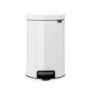 Brabantia NEWICON Κάδος Απορριμμάτων Μεταλλικός 12 Lt. I White