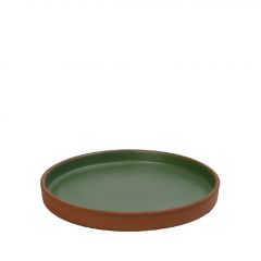 Espiel Aida Πιάτο Φρούτου Step Ρηχό Stoneware Πράσινο 21x2,5 Εκ. Κωδικός: HEV108K6