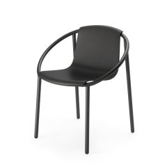 Umbra Καρέκλα Πλαστική/Μεταλλική Μαύρη Ringo 55x64x74