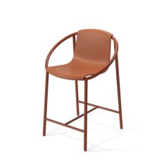 Umbra Καρέκλα Μπαρ Πλαστική/Μεταλλική Κεραμιδί Ringo 64x58x90