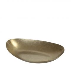 Espiel Snow Gold Βαθύ Πιάτο Φαγητού Ανοξείδωτο Χρυσό 30x20x4,8 Εκ. Κωδικός: FEV218