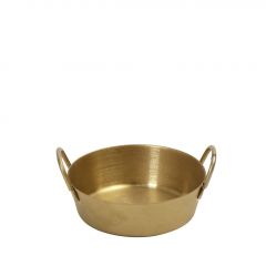Espiel Snow Gold Μπωλάκι Για Dip Ανοξείδωτο Χρυσό 8,2x8,2x2,7 Εκ. Κωδικός: FEV222