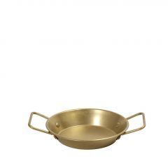 Espiel Snow Gold Σαγανάκι Ανοξείδωτο Χρυσό 26x18,5x5,5 Εκ. Κωδικός: FEV234