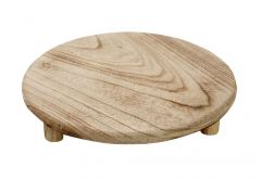 ESPIEL ΠΛΑΤΩ ΞΥΛΙΝΟ NATURAL 30X30X5,5 ΚΩΔΙΚΟΣ: XYP219