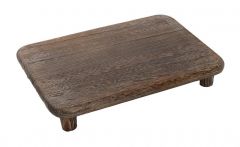 ESPIEL ΠΛΑΤΩ ΞΥΛΙΝΟ ΣΚΟΥΡΟ ΚΑΦΕ 38X26X5,7 ΚΩΔΙΚΟΣ: XYP322