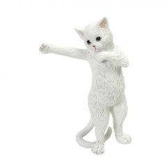 Espiel Γάτα Polyresin Λευκή 13,5x6,8x21,2 Εκ. Κωδικός: BOD118