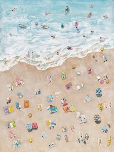 Bizzotto Beach Πίνακας Σε Καμβά Πολύχρωμος 90x120 Εκ.