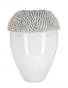 Bizzotto Iku Βάζο Κεραμικό Λευκό 33x32x47,5