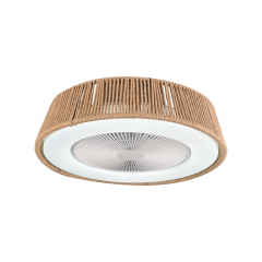 Zambelis Lights Ανεμιστήρας Οροφής Με Φως Led Natural DC 23001 - Dimmable