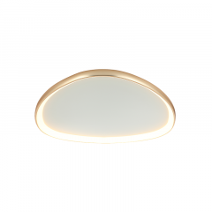 Zambelis Lights Πλαφονιέρα Led Αλουμινίου Χρυσή Ματ Ø60 23088 - Dimmable