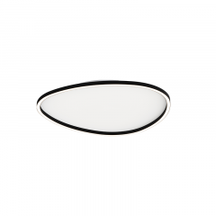 Zambelis Lights Πλαφονιέρα Led Αλουμινίου Μαύρη Ø59 23208 - Dimmable