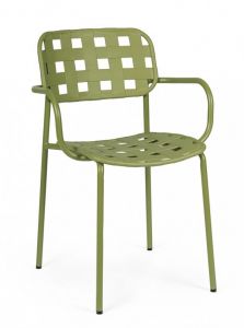 Bizzotto Clover Καρέκλα Εξωτερικού Χώρου Λαχανί 52x54x80