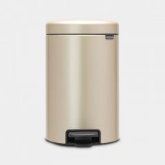 Brabantia NEWICON Κάδος Απορριμμάτων Μεταλλικός 12 Lt. I Metallic Gold