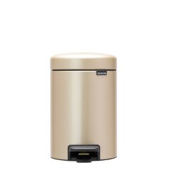 Brabantia NEWICON Χαρτοδοχείο Μπάνιου Μεταλλικό 3 Lt. I Metallic Gold