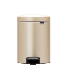 Brabantia NEWICON Χαρτοδοχείο Μπάνιου Μεταλλικό 5 Lt. I Metallic Gold