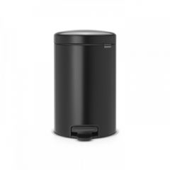 Brabantia NEWICON Κάδος Απορριμμάτων Μεταλλικός 12 Lt. I Matt Black