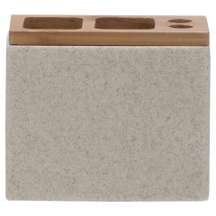 Sealskin GRACE Ποτήρι Ηλεκτρικής Οδοντόβουρτσας Polyresin 12,3x6x10,2 I Sand