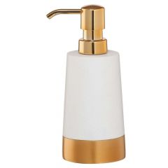 Sealskin GLOSSY Δοχείο Κρεμοσάπουνου Polyresin 250 ml I Gold