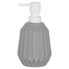 Sealskin ARTE Δοχείο Κρεμοσάπουνου Πορσελάνινο 400 ml I Grey