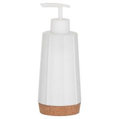 Sealskin CORK Δοχείο Κρεμοσάπουνου Πορσελάνινο 350 ml I White