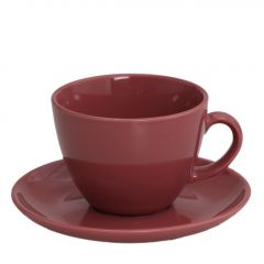 Espiel Pomegranate Essentials Φλυτζάνι Cappuccino Με Πιατάκι 350 ml 16x8 Κωδικός: OWD103K6