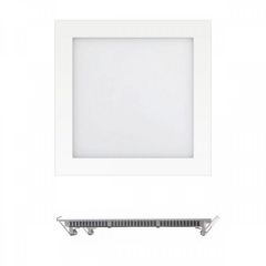 Spotlight Χωνευτό Slim Led Πάνελ Τετράγωνο 24 Watt 4000K