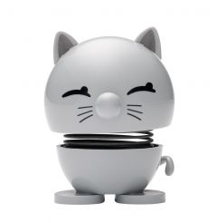 Hoptimist Cat Διακοσμητική Φιγούρα Abs Light Grey