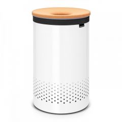 Brabantia CORK Καλάθι Απλύτων Μεταλλικό  60 Lt. I White