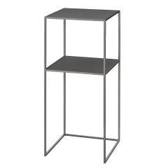 Blomus FERA Βοηθητικό Τραπέζι Με Ράφι Μεταλλικό 35x35x80 - Steel Gray