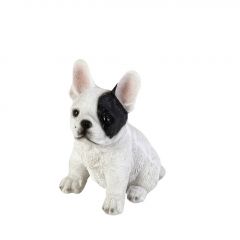 Espiel Σκύλος "French Bulldog" Polyresin Λευκός 10,5x8x13 Εκ. Κωδικός: GID110