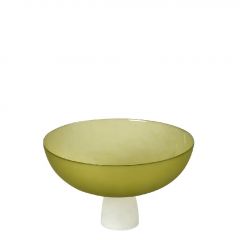 Espiel Caprice Διακοσμητικό Μπωλ Γυάλινο Lime 24x15 Κωδικός: DAC1726