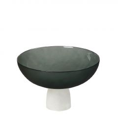 Espiel Caprice Διακοσμητικό Μπωλ Γυάλινο Κυπαρισσί 28x17,5 Κωδικός: DAC1721