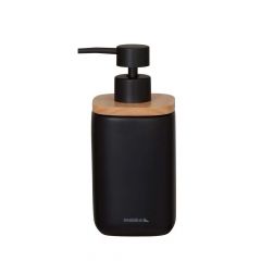 Sealskin MIND Δοχείο Κρεμοσάπουνου Κεραμικό 200 ml I Black