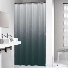 Sealskin Blend 180X200 Green Κουρτίνα Μπάνιου Υφασμάτινη 