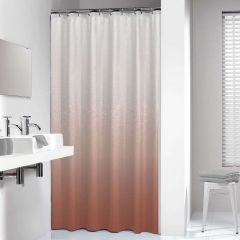Sealskin Blend 180X200 Dark Pink Κουρτίνα Μπάνιου Υφασμάτινη 