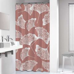 Sealskin Mare 180X200 Dark Pink Κουρτίνα Μπάνιου Υφασμάτινη 