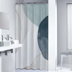 Sealskin Earth 180X200 Dark Green Κουρτίνα Μπάνιου Υφασμάτινη 